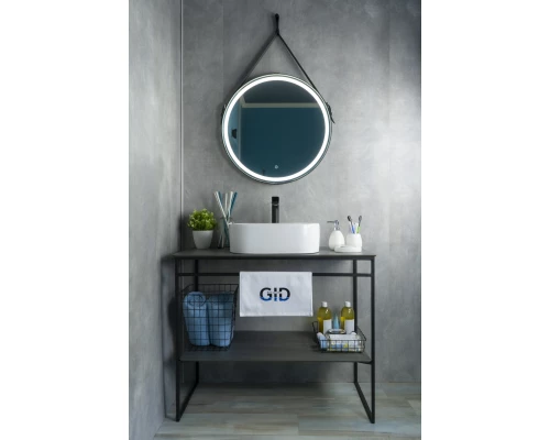 Раковина Gid N9266 51173 накладная белая 47x34x15