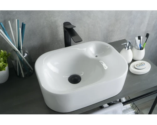 Раковина Gid N9266 51173 накладная белая 47x34x15
