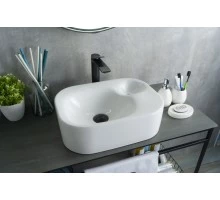 Раковина Gid N9266 51173 накладная белая 47x34x15