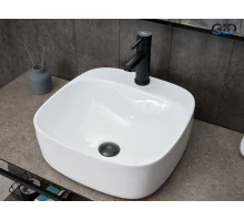 Раковина Gid N9284 51219 накладная белая 42x42x15.5