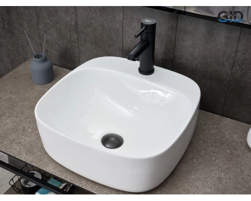 Раковина Gid N9284 51219 накладная белая 42x42x15.5