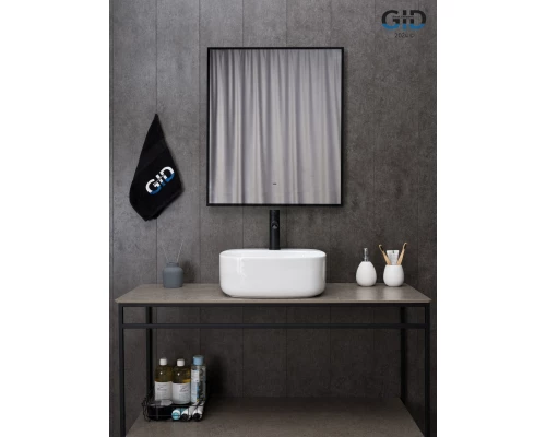 Раковина Gid N9284 51219 накладная белая 42x42x15.5