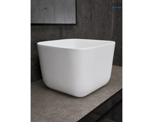 Раковина Gid N9301wg 51234 накладная белая 36x36x25.5