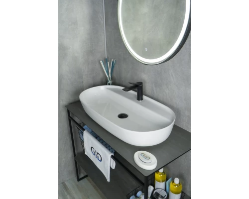 Раковина Gid N9347 51190 накладная белая 81x41x14