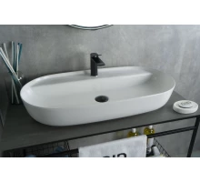 Раковина Gid N9347 51190 накладная белая 81x41x14