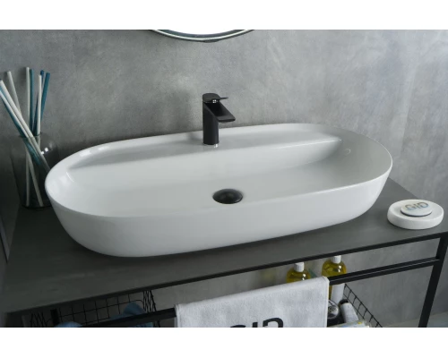 Раковина Gid N9347 51190 накладная белая 81x41x14