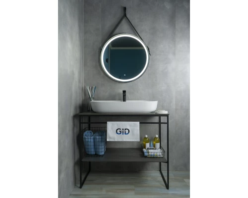 Раковина Gid N9347 51190 накладная белая 81x41x14