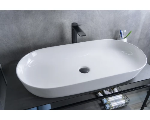 Раковина Gid N9348 51200 накладная белая 81x41x14