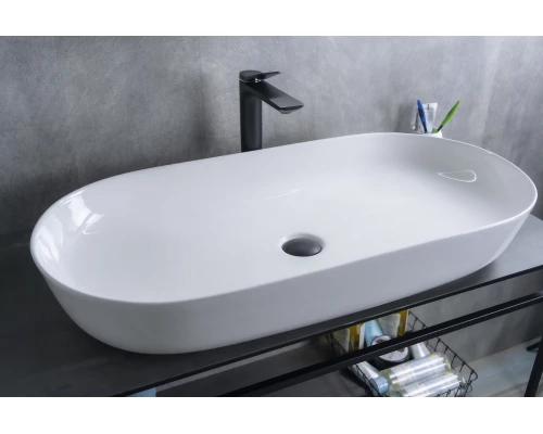 Раковина Gid N9348 51200 накладная белая 81x41x14