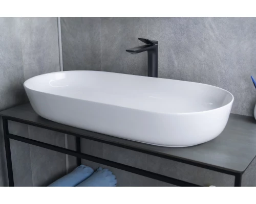 Раковина Gid N9348 51200 накладная белая 81x41x14