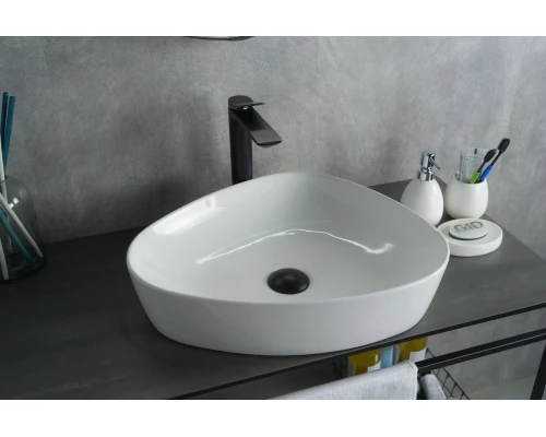 Раковина Gid N9386 51139 накладная белая 50x40x12