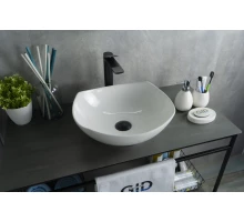 Раковина Gid N9412 51191 накладная белая 41.5x38x14