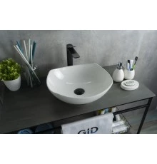 Раковина Gid N9412 51191 накладная белая 41.5x38x14