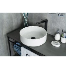 Раковина Gid N9424 51179 накладная белая 40x40x12