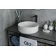 Раковина Gid N9424 51179 накладная белая 40x40x12