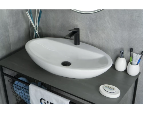 Раковина Gid N9435 51149 накладная белая 73x41.5x13.5