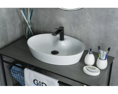 Раковина Gid N9436 51150 накладная белая 55x40x10.5