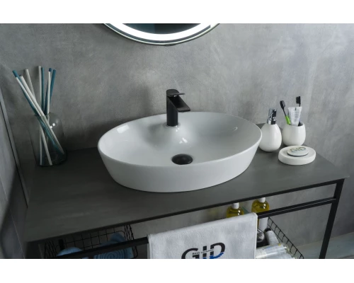 Раковина Gid N9436 51150 накладная белая 55x40x10.5