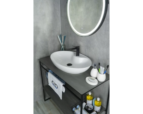 Раковина Gid N9438 51151 накладная белая 65x43x12