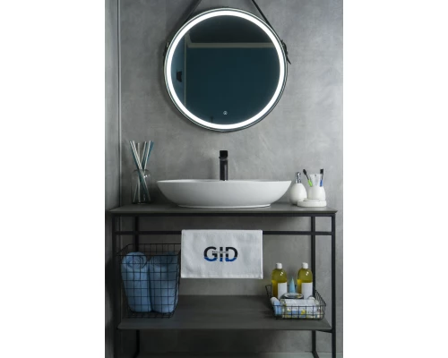 Раковина Gid N9438 51151 накладная белая 65x43x12