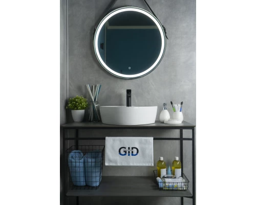 Раковина Gid N9442 51153 накладная белая 44x44x14