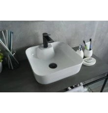 Раковина Gid N9443 51154 накладная белая 41x41x15