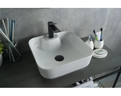 Раковина Gid N9443 51154 накладная белая 41x41x15