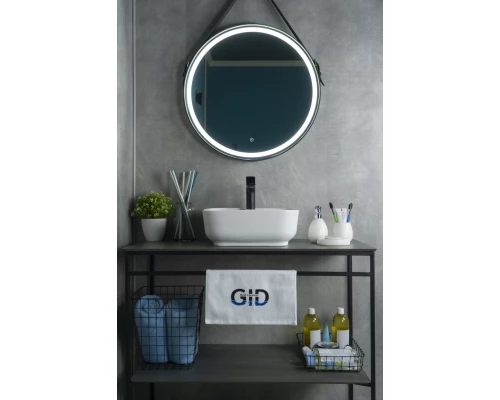 Раковина Gid N9443 51154 накладная белая 41x41x15