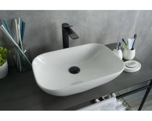 Раковина Gid N9447 51157 накладная белая 51x34x13