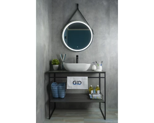 Раковина Gid N9447 51157 накладная белая 51x34x13