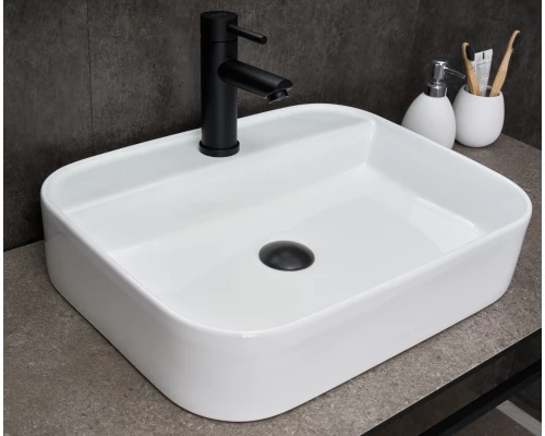 Раковина Gid N9550 51229 накладная белая 50x40x11