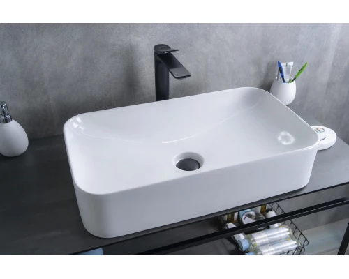 Раковина Gid N9596 51199 накладная белая 61x35x13