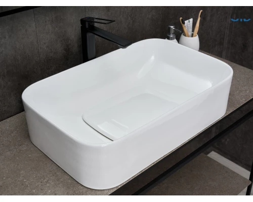 Раковина Gid N9598 51230 накладная белая 61x38x15