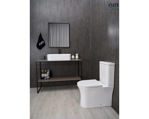 Раковина Gid N9598 51230 накладная белая 61x38x15