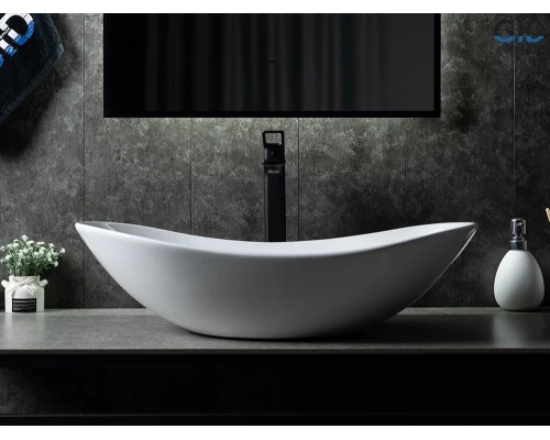 Раковина Gid N9811 51175 накладная белая 61x37x15