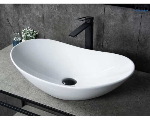 Раковина Gid N9811 51175 накладная белая 61x37x15