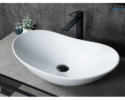 Раковина Gid N9811 51175 накладная белая 61x37x15