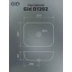 Раковина Gid D1302 51198 накладная белая 50x40x14