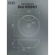 Раковина Gid N9001 51101 накладная белая 45x45x17