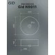 Раковина Gid N9011 51105 накладная белая 40x40x15