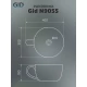 Раковина Gid N9055 51186 накладная белая 40x30x18