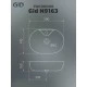 Раковина Gid N9163 51127 накладная белая 59x41x16