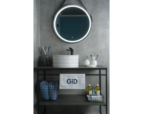 Раковина Gid W969 51174 накладная белая 41x41x18