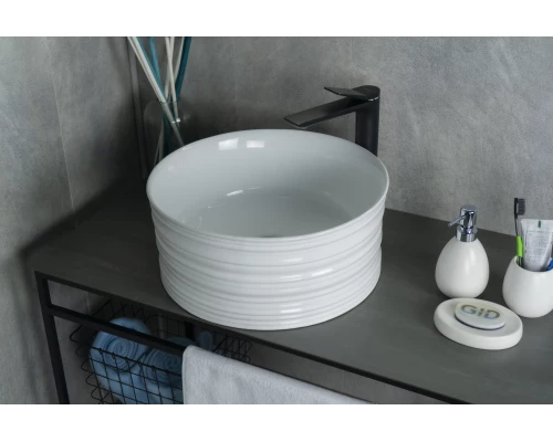 Раковина Gid W969 51174 накладная белая 41x41x18