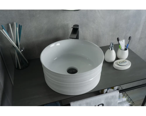 Раковина Gid W969 51174 накладная белая 41x41x18