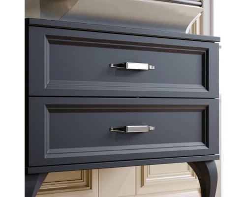 Тумба напольная 85см. Черная., Aqwella - коллекция LaDonna LAD0108BLK