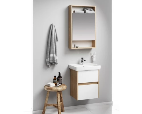 Зеркальный шкаф 50см., Aqwella - коллекция City SIT0405DB