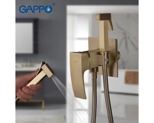 Смеситель с гигиеническим душем Gappo G7207-4