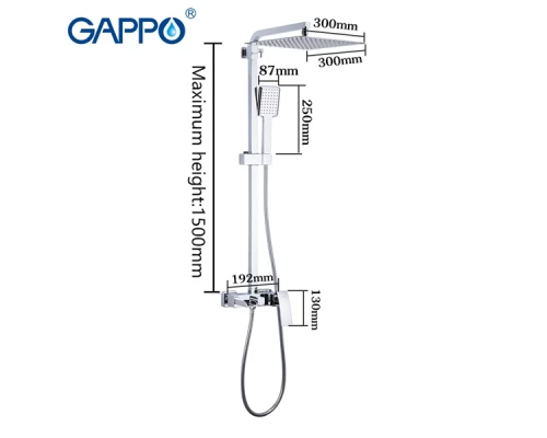 Душевая стойка Gappo G2407-20