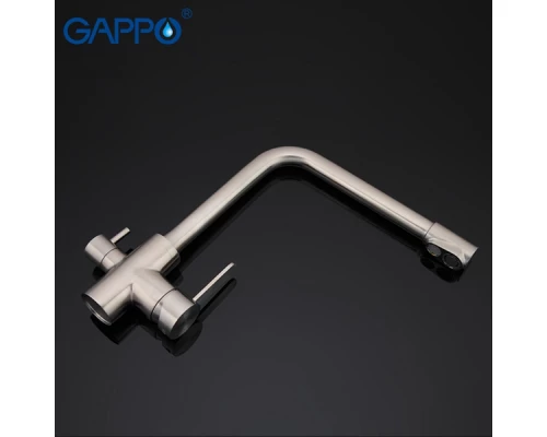 Смеситель Gappo для кухни со встроенным фильтром (краном) под питьевую воду G4399-1